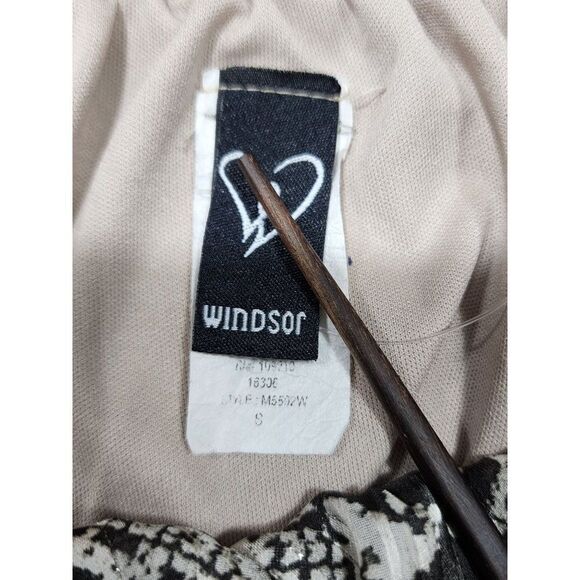 Windsor Snake Print Balloon Sleeve Blouse - Size Small - Picture 4 of 8